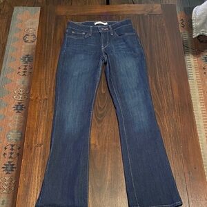 Levi's Dark Blue 715 Bootcut Jeans